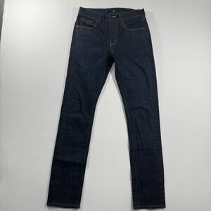 UNIQLO +J‎ Jil Sander Selvedge Straight Jeans Women’s 25 Dark Wash Denim